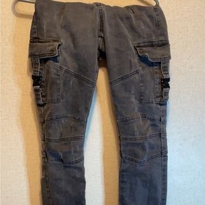 THRT Black Buckle Pants